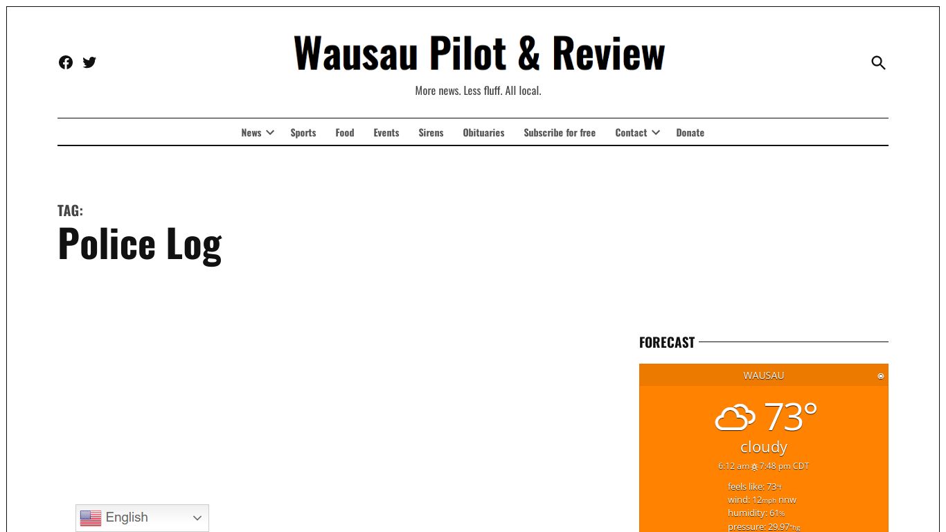 Police Log Archives - Wausau Pilot & Review